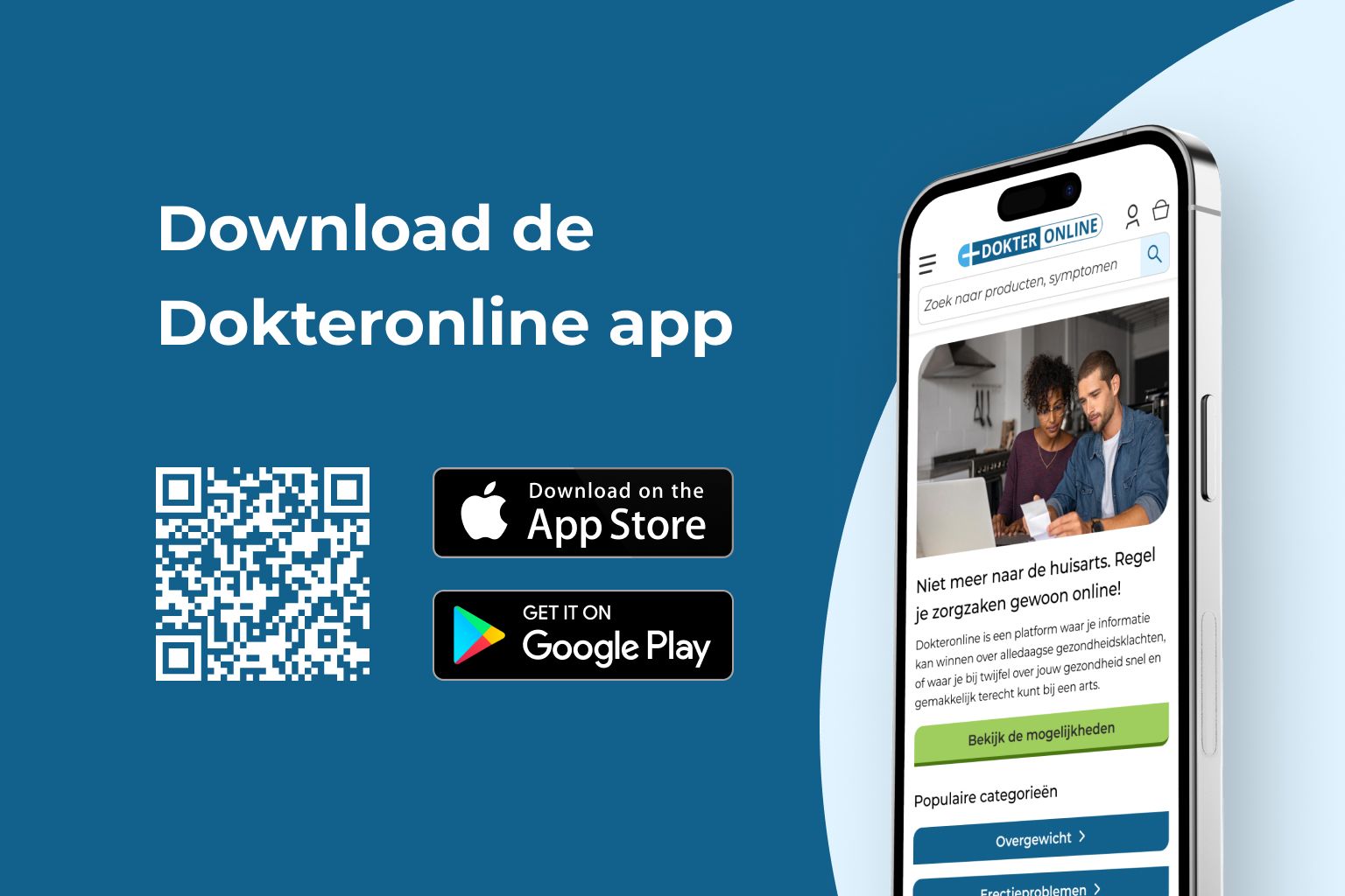 Regel je zorg met gemak via de Dokteronline-app