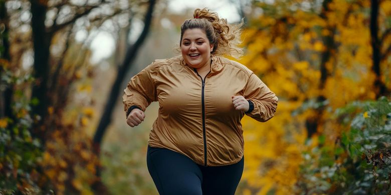 u8629767583_A_fuller-figured_woman_running_in_autumn_in_her_s_f16cd4a5-ccc4-4313-9281-26757c4d5e9a_2